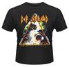 Футболка Def Leppard Альбом Hysteria Официально Лицензированная Черная Мужская Рок Мерч НОВАЯ