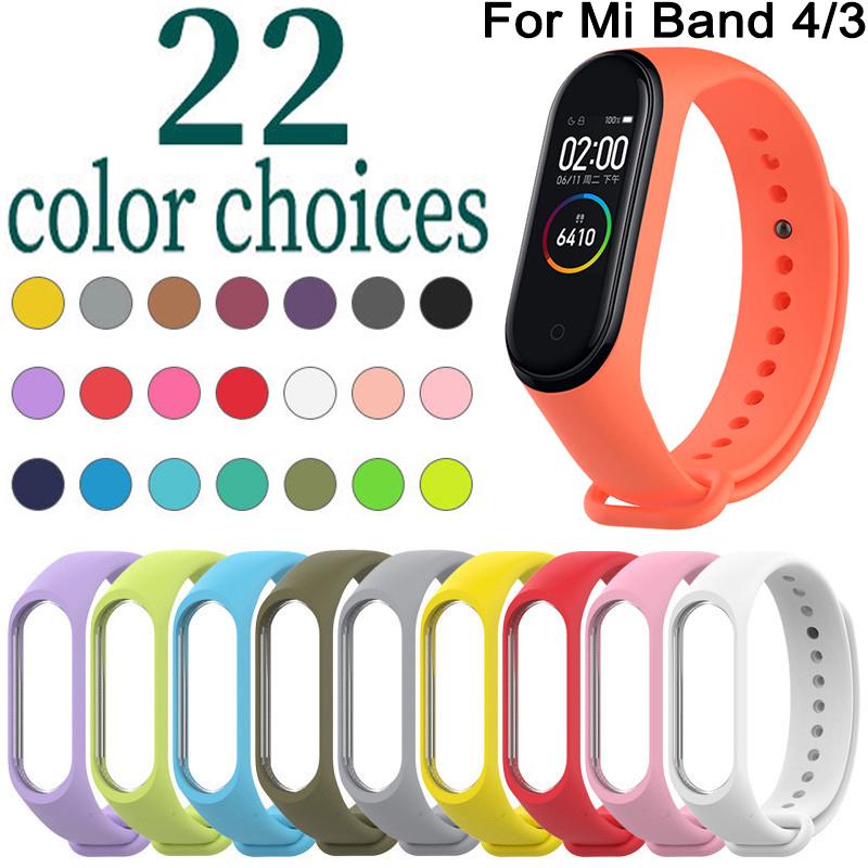 Для Xiaomi Mi Band 4 3 сменный ремешок, браслеты, силиконовый ремешок для часов для Xiaomi MI Band, ремешок на браслет