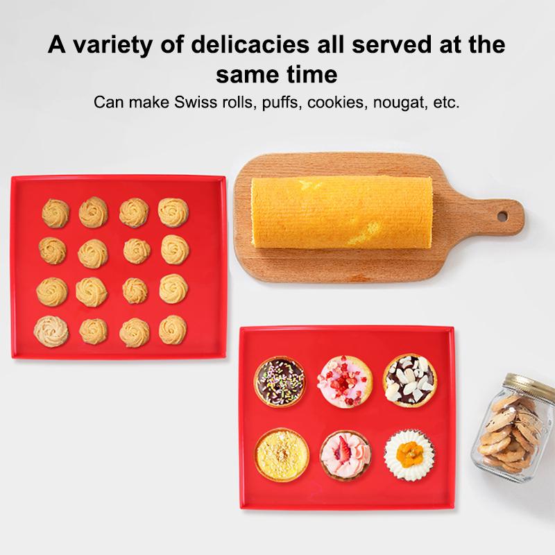 1 шт. Многофункциональный силиконовый коврик для рулета с начинкой, антипригарный противень, поддон, расписной коврик, инструмент для выпечки швейцарского рулета