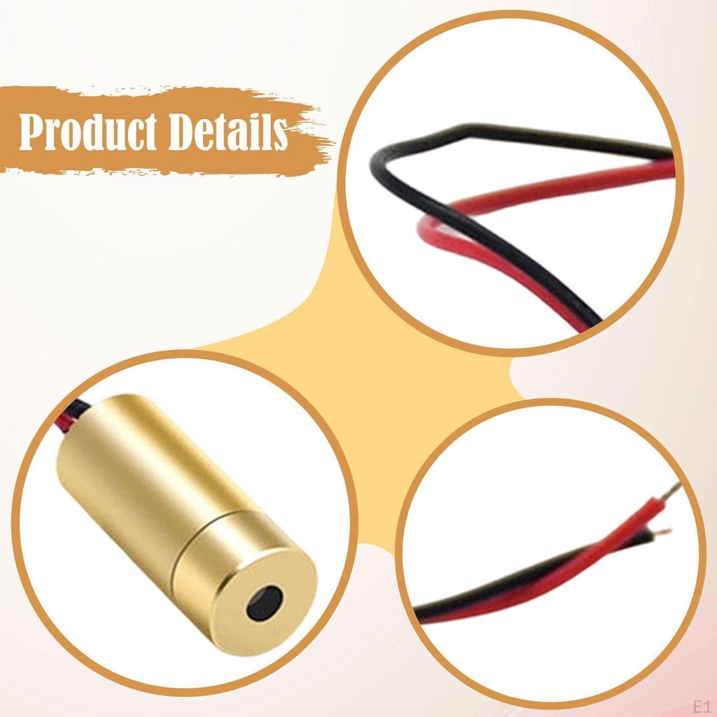 650 нм 10 мВт Красный лазерный диодный модуль трубка для позиционирования измерения