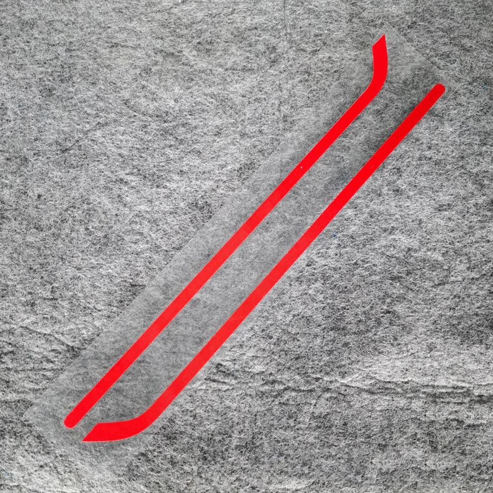 Car Side Mirror Decal Red Line Strip Sticker Mirror Cover Trim Look Adhesive Easy Installation For VW Golf 7 & 7.5 R-Line