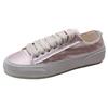Little White Shoes Women's Summer Niche Design Shoes Satin Silk Versatile Casual Half Drag One Pedal Lazy Shoes