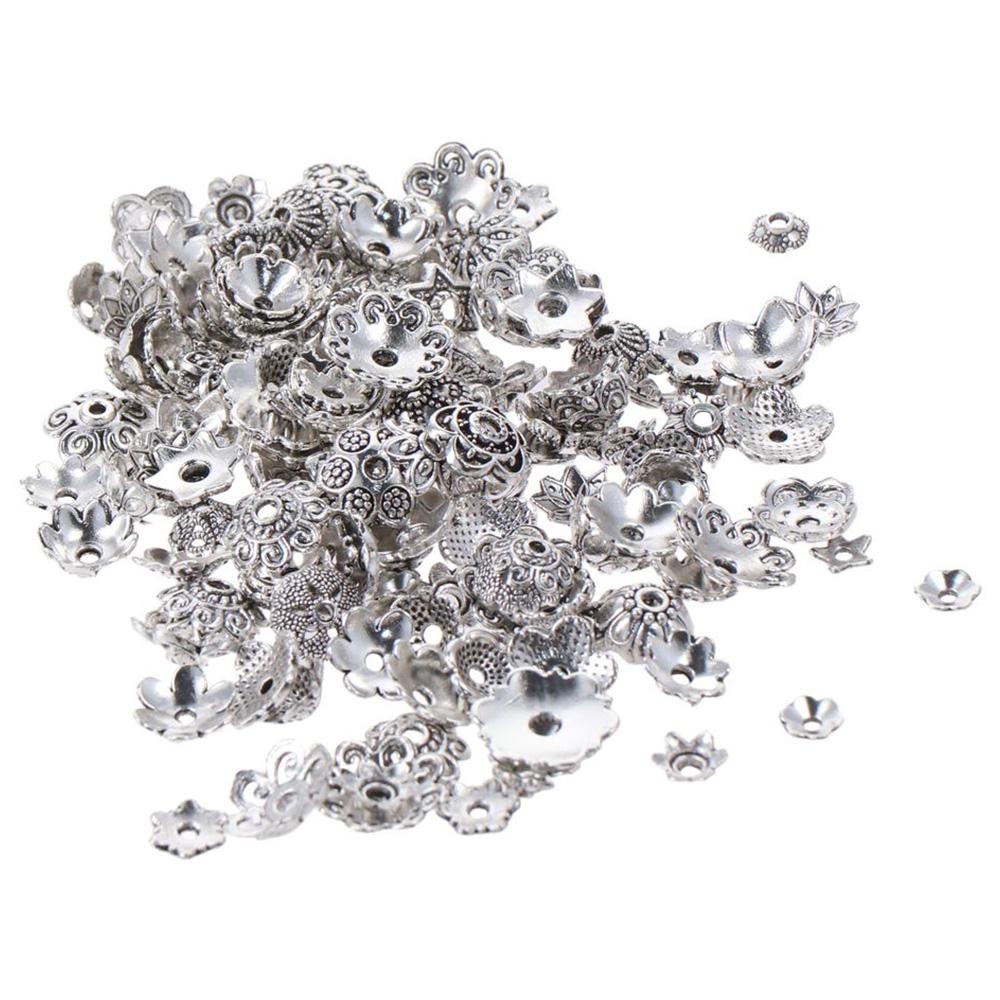 Flower Bead Caps for Jewelry Making Alloy Ornament Caps DIY Craft Bead Caps  Jewelry Making