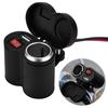 12/24В Водонепроницаемая розетка прикуривателя для мотоцикла USB-зарядка для телефона