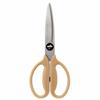 Kitchen Shears, Cooking Shears, Disassembly, Dishwasher Safe, Fit Cut Curve, Outdoor Package, Sand Beige, Stays Sharp 35679
