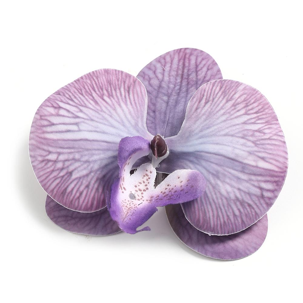 3/5/10 шт. Головки искусственных цветов Орхидея Фаленопсис 8 см, Искусственный цветок для домашнего декора, Свадебное украшение, Аксессуар для гирлянды, Поделки своими руками