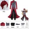 Gaara Cosplay Costume Sand Waterfall Fifth Kazekage Red Hair Shinobi Ninja Tatoo Sticker Set Wig Halloween Xmas