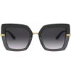 Lunettes de soleil - Dolce &amp; Gabbana - HALF PRINT DG 4373 - Verres teintés - Noir - Femme