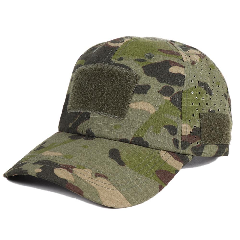 Camouflage Baseball Cap Breathable Duck Tongue Hat New Sunscreen Hat Camping Fishing