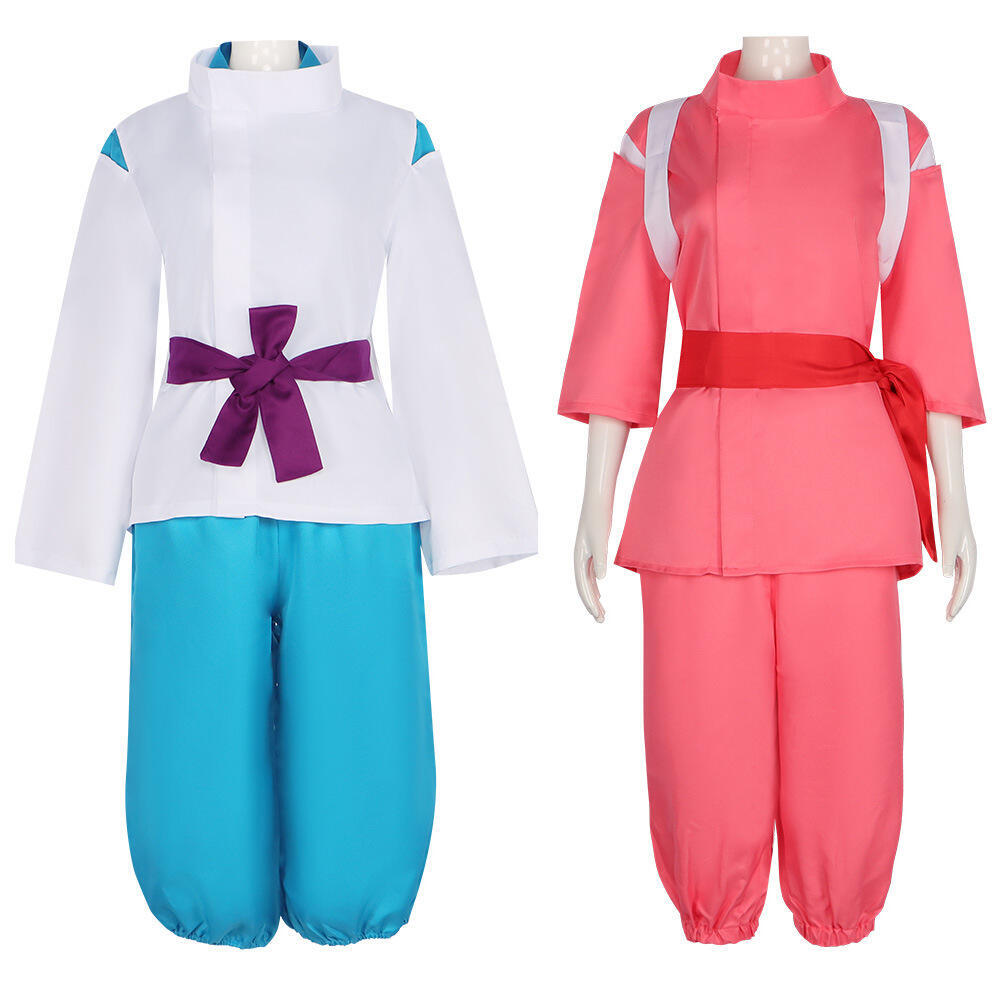 Japanese Anime Cosplay Costume Traditional Clothes Uniform Wide-sleeve Top Pants And Decorative Belt Adults Halloween Costume