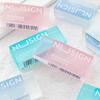 Cute Erasers Transparent Visiable Eraser  Simplicity Solid Color Eraser Soft Wipe Clean Eraser Lovely Stationery Supplies