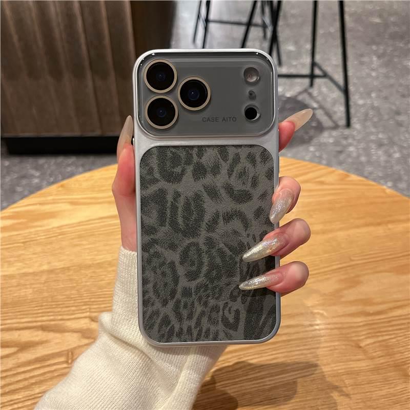 Защитный чехол-наклейка со скином под леопарда для Apple iPhone 13-17, включая iPhone 16 PRO.