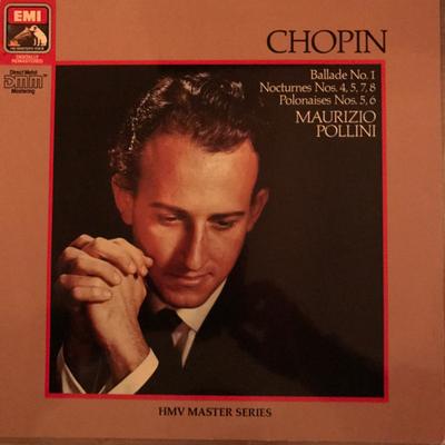 LP-пластинка МАУРИЦИО ПОЛЛИНИ, ФРЕДЕРИК ШОПЕН - Баллада № 1; Ноктюрны 4,5,7,8; После 2902631 EMI Germany Classical Б/У