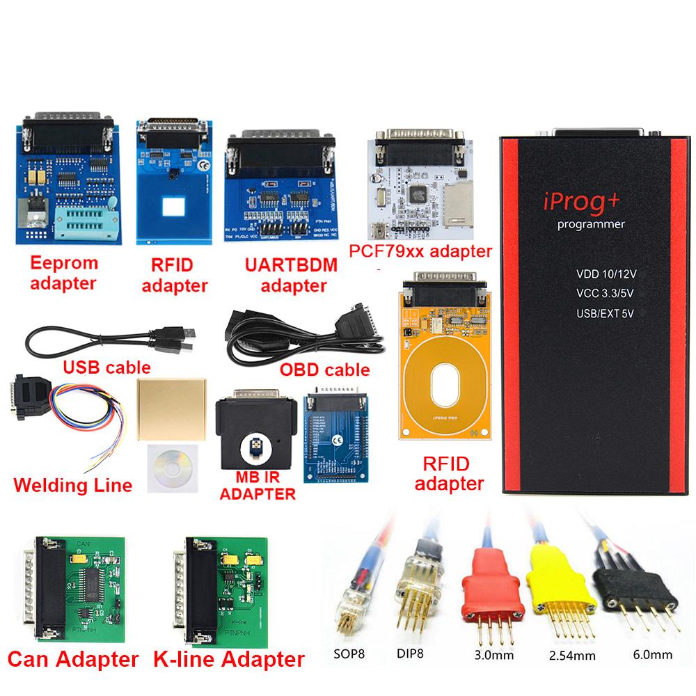 2025 IPROG Pro V87 Полный комплект ECU Key Programmer Iprog+ Eeprom IMMO Car Radio Сброс приборной панели Километр