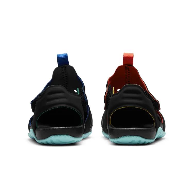 Nike Sunray Protect 2 BT 'Black Tropical Light Green' (Unisex) Black / Tropical Light Green / Bright Crimson / Laser Orange Toddler Shoes