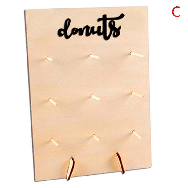 Woodenwall держит подставки для пончиков Подвесные пончики Свадебные украшения