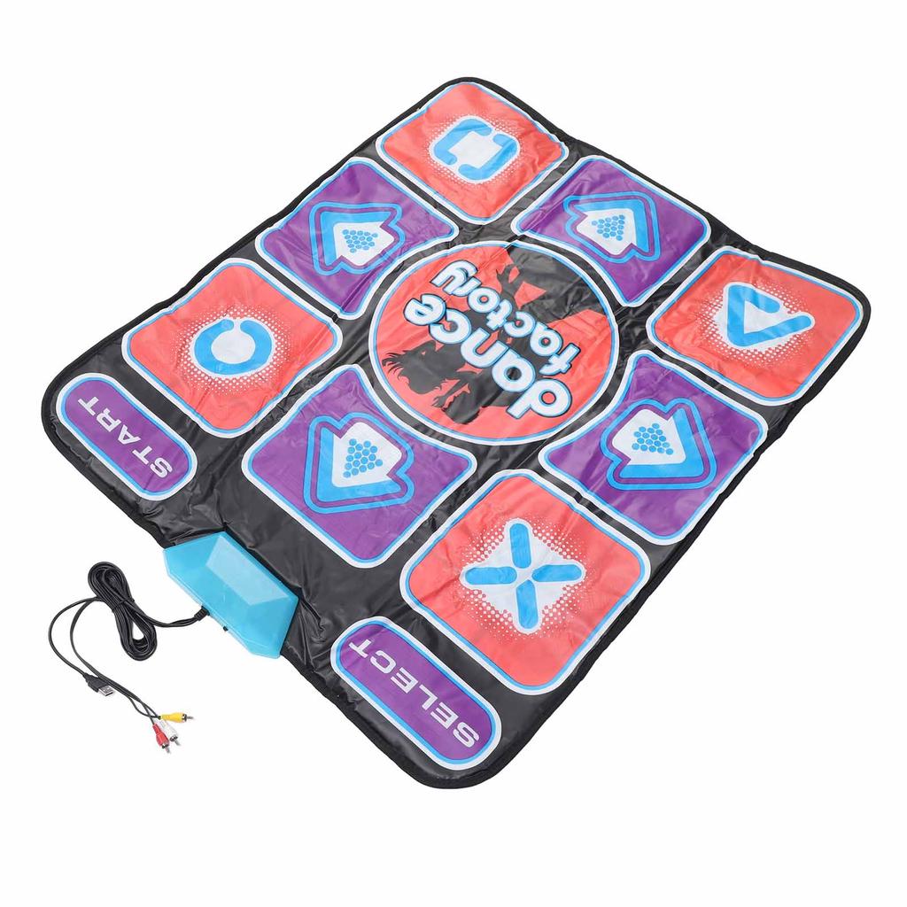 Одиночный танцевальный коврик улучшает координацию предотвращает скольжение электронный танцевальный интерактивный коврик для телевизора