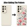 Чехол INS с цветочным узором для Samsung Galaxy S26 S25 Ultra S24 Plus S23 S22 Ultra Магнитный для Magsafe Жидкий силиконовый чехол