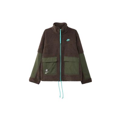 Повседневная спортивная куртка из сращенной ткани с воротником-стойкой на молнии, мужские куртки в стиле барокко, коричневые FV4022-237