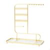 Iron Art Jewelry Stand Jewellery Show Shelf Decorative with Hooks Ear Ring Organiser Necklaces
