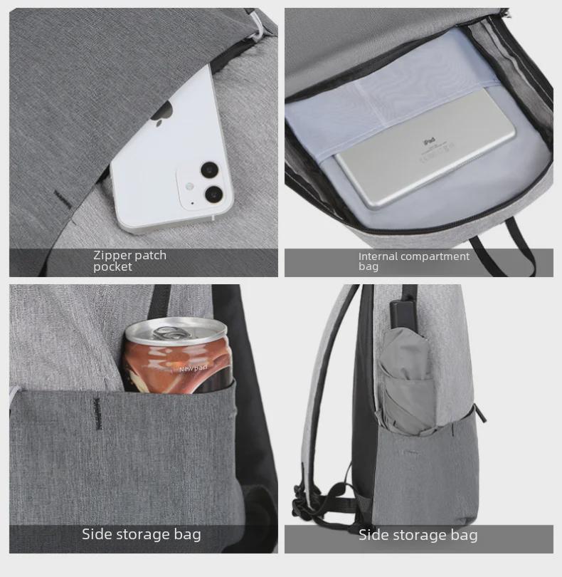 Стильный рюкзак для путешествий на открытом воздухе с цветными блоками от производителя — корейский стиль, большая вместимость, унисекс, индивидуальный дизайн