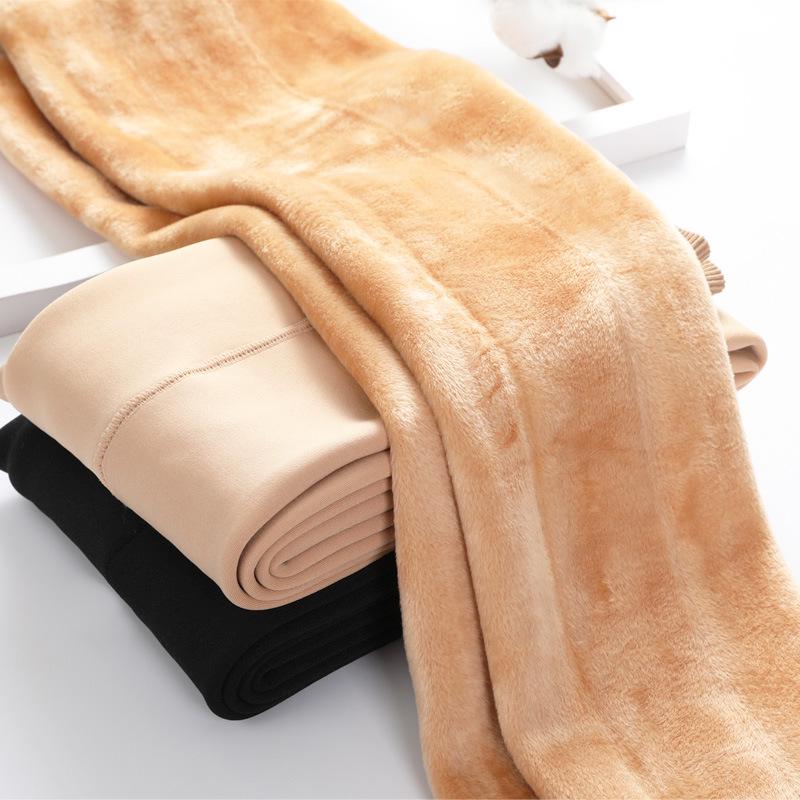 Колготки женские утолщенные Spring Velvet - Мягкая маска из норки, теплые, эффект голых ног