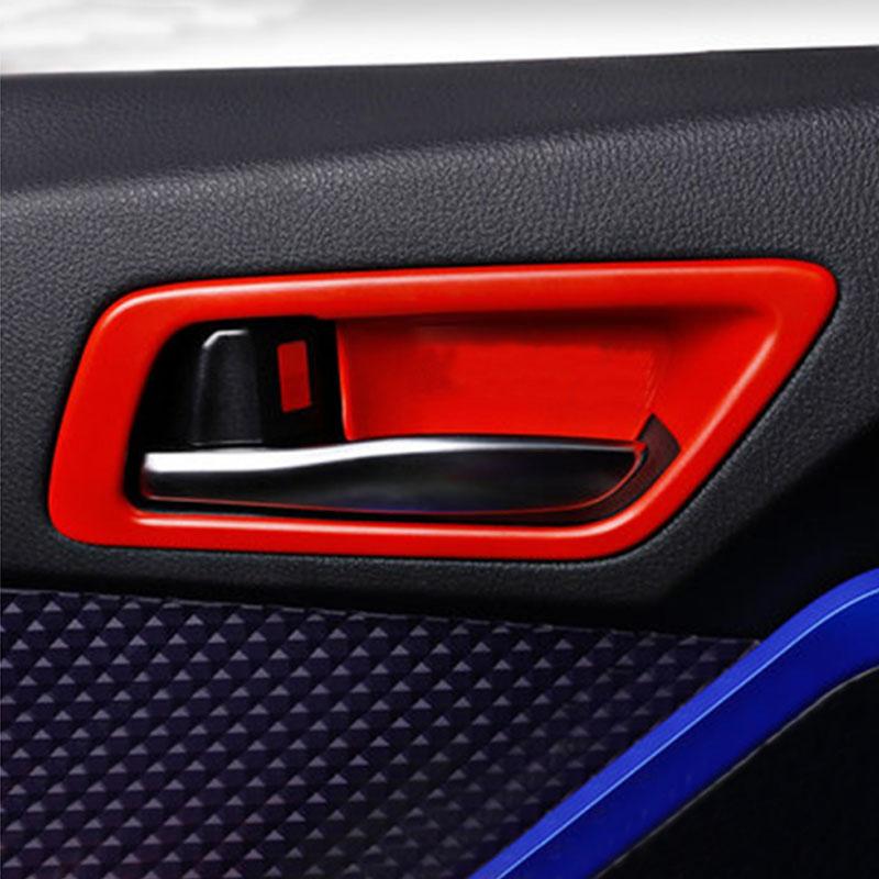 My Good Car Car ABS Interior Door Handle Trim Inner Door Bowl Sticker for Toyota C-HR CHR C HR 2016 2017 2018 Car