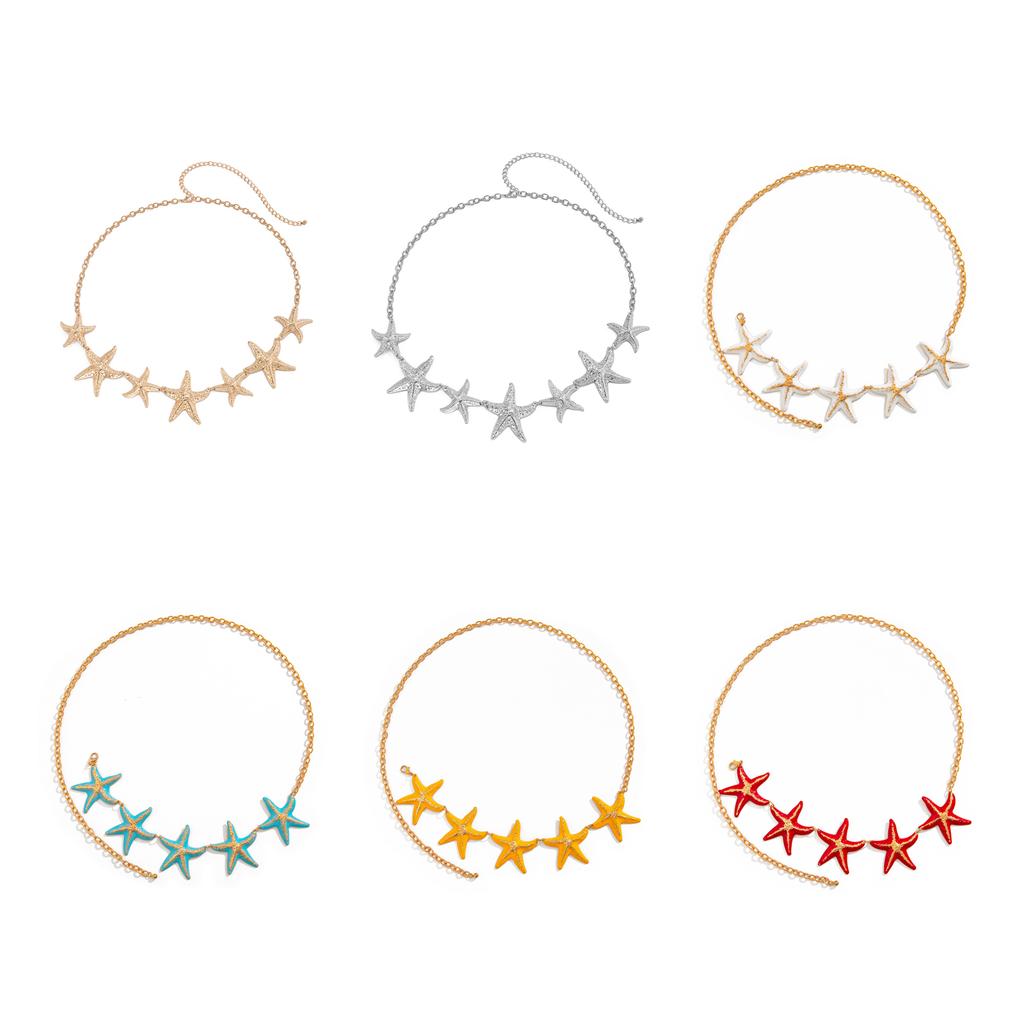 Starfish Pattern Waist Chain Beach Vacation Styles Body Chain Fashion Beachwear for Women and Beach Lover