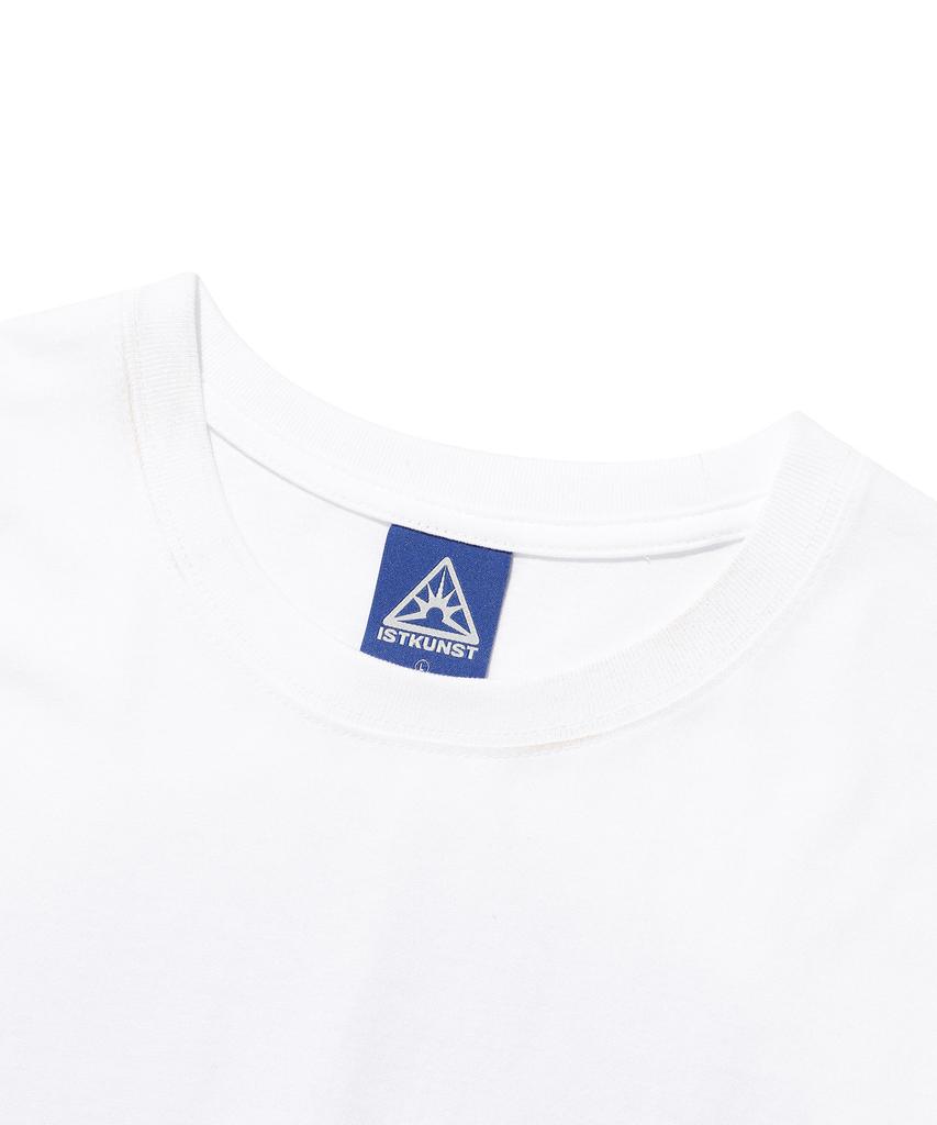 ISTKUNST Blur Smiley Ball Tee_White(Ik2Emmt502A)
