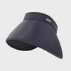 Sun Protection Hat Women's Summer UV Protection plus Size Ice Silk Top Sun Hat Surrounding Brim Cover Face Empty Sun Hat