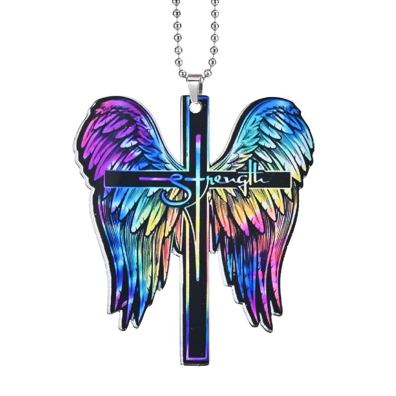 Colored Feather Pendant, Car Rearview Mirror Pendant,Hanging Decorative,Key Chain and Bags Pendant,Friend Gifts