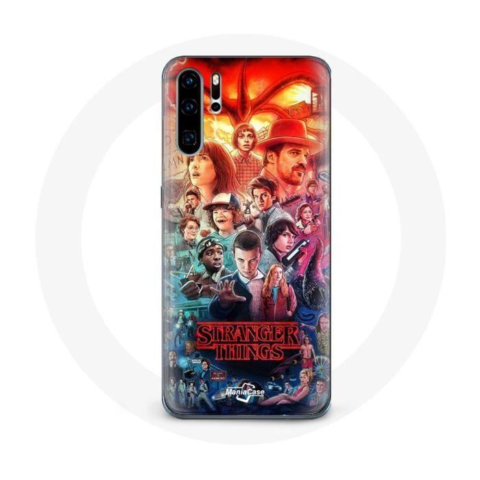 Case for Huawei P30 Stranger Things Teaser Season 4 Poster Characters Art
