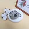 with Keyring Earphone Case Anti-Fall Headphone Protective Case for SHOKZ Open Dots ONE Travel