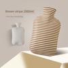 Large Pvc Hot Water Bottle for Women, Thickened Water-Filled Heating Bag, Explosion-Proof, for Warming Hands, Applying to Stomach and Waist