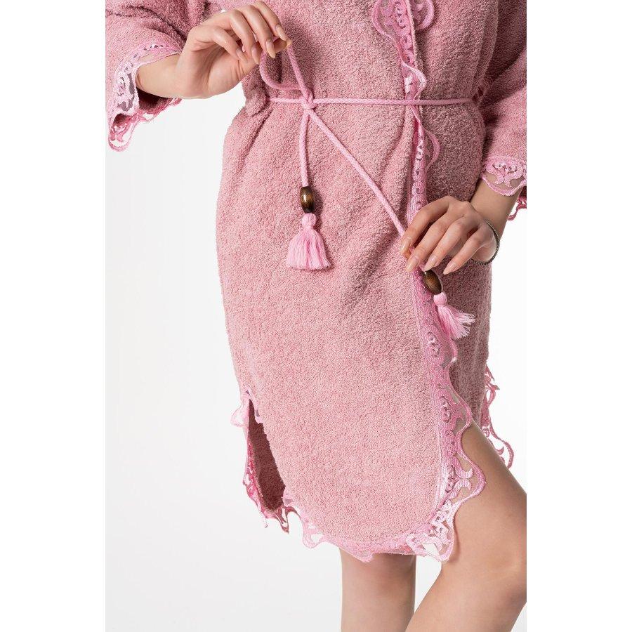 Женский комплект свадебных халатов из 4 предметов из 100% хлопка/полотенце Халат, полотенце, тапочки из полотенца