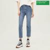 Benetton Pocket PoInt Straight Fit Denim Pants Badpa3411 In