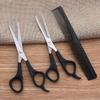 3Pcs 7-Inch Scissors Sets-Suitable For Thinning And Styling Hair-For Men And Women For Finishing, Point Cuts, And Flat Cuts