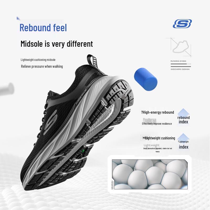 Skechers Мужские легкие дышащие кроссовки для бега