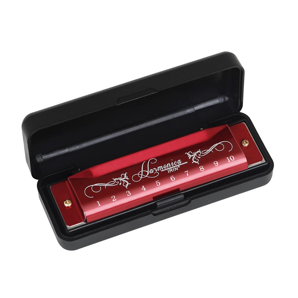 10 Holes 20 Notes Key Of C Harmonica Colorful Metal Shell With Packing Box Educational Toy Orff Children Musical Gifts Beginner