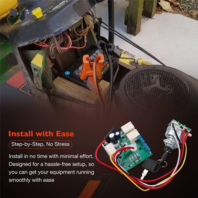 AM132500 Ignition Key Switch Module AUC15330 For Garden Tractor Models GT225 GT235 GT235E GT245