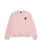 BEENTRILL NEWYORK Hashtag Logo Fleece-Lined Oversized Sweatshirt (Light Pink)
