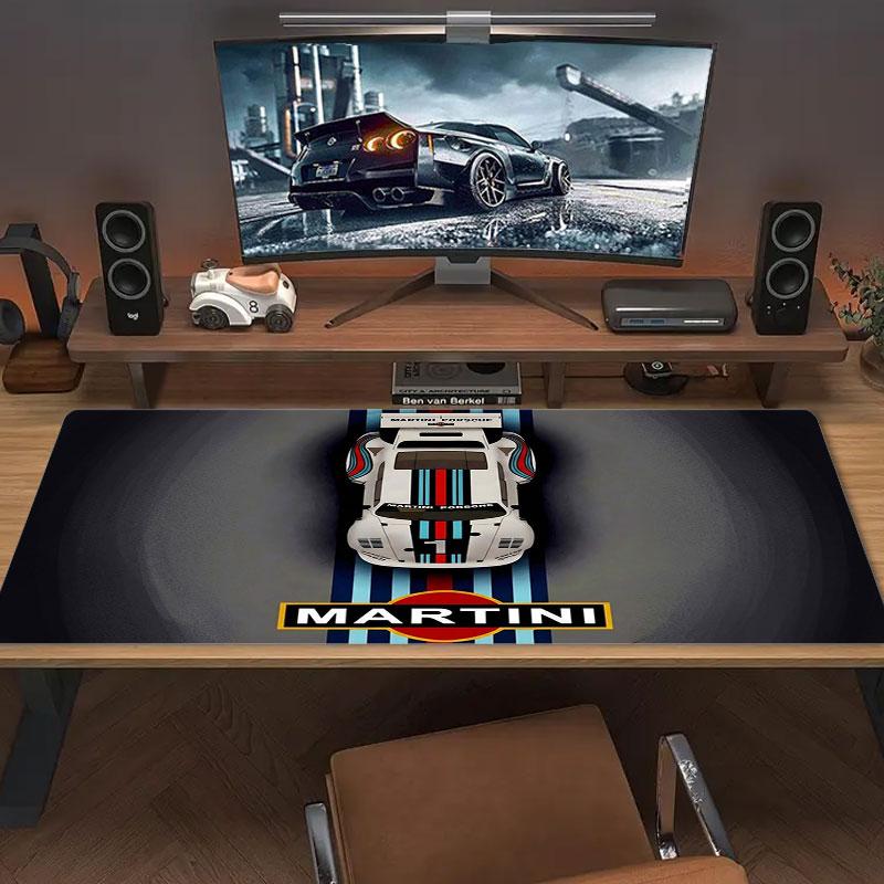 Коврик для мыши Martini Car Большого размера Подушка для большого игрового стола Нескользящий Коврик для ноутбука Планшета Большой коврик для мыши XXL Коврик Игровой коврик для мини-ПК С заблокированным краем