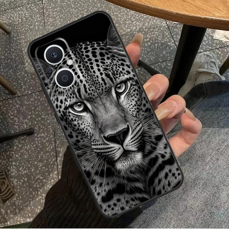 Leopard Tiger Lion Animal Case For OPPO Reno 10 Pro 4 5 6 7 8 Lite 8T 4Z 5Z OPPO Find X5 Lite X2 X3 Neo X6 Pro Cover