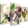 Картина из трех частей, печать на холсте, кухня, травы, специи