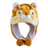 Animal Plush Moving Hat Cartoon Movable Ears Airbag Cap Animal Hat Headgear  Kids Adult Gifts