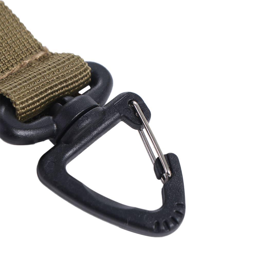 Triangle Quick Release Gloves Hook Adjustable Webbing Gloves Hook Camping Carabiner Glove Storage