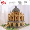 8031 мировая архитектура, британская школьная модель Оксфордского университета, мини-бриллиантовые блоки, кирпичи, строительные игрушки для детей, без коробки