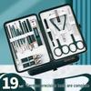19-Piece Premium Stainless Steel Manicure Set with Eagle Beak Nail Clippers