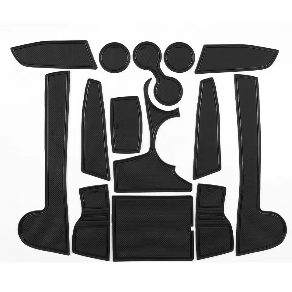 Для Kia Sportage NQ5 2025- 2025 Противоскользящий коврик в слот ворот и подстаканник(Только европейская версия AT)  Нескользящий коврик Аксессуары для салона автомобиля