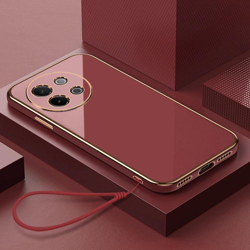 Для Realme 11 4G Чехол Realme 11 4G Чехол Realme 11 4G Чехлы Realme 11 Роскошный квадратный чехол для телефона Противоударная задняя крышка